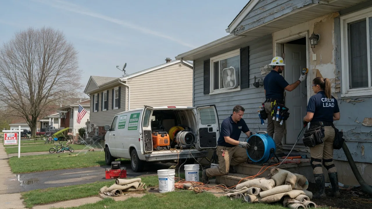 Flood Cleanup in Owaneco, IL near me