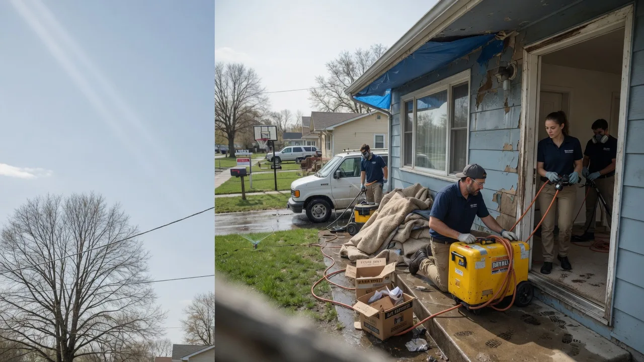 Basement Flood Cleanup in Owaneco, IL near me